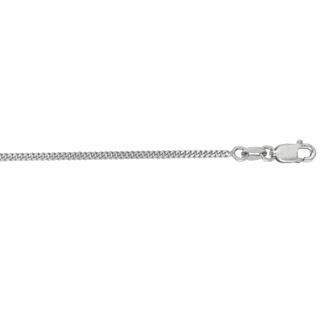 10K Gold 1.4mm Gourmette Chain