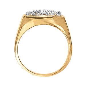 Mens Platinum Diamond Fashion Ring 1 CT TW