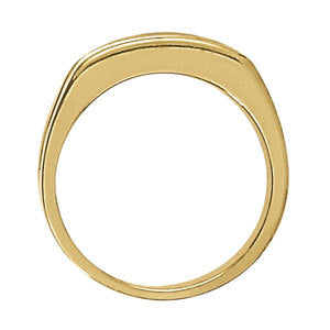 Mens Platinum 1 CT Diamond Channel Ring