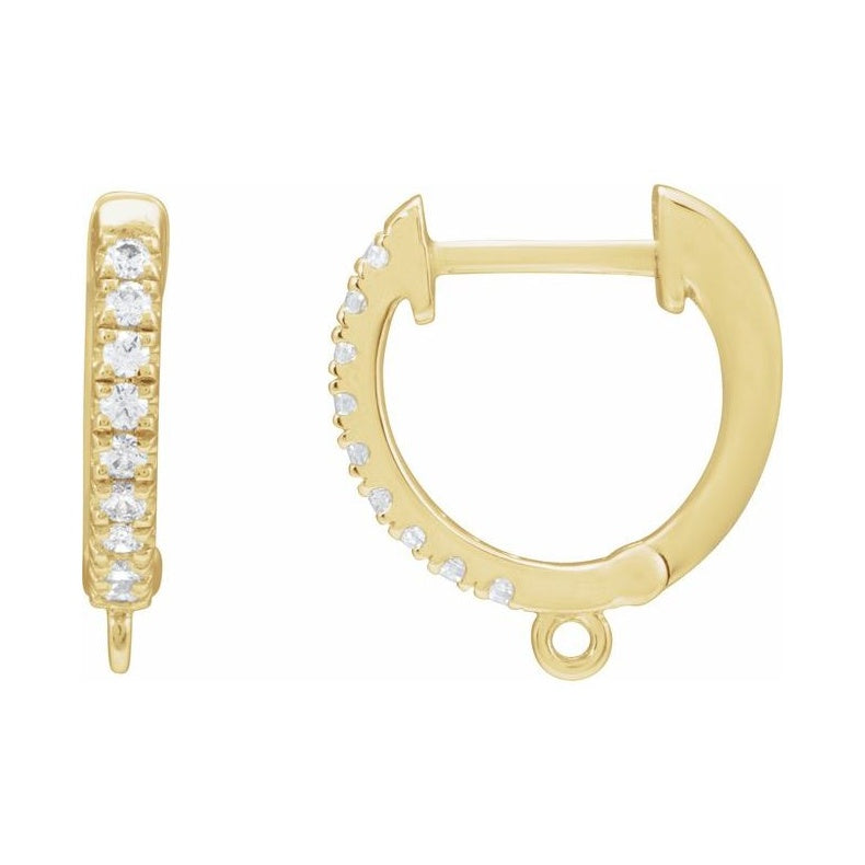 Accented Hoop Earring Top