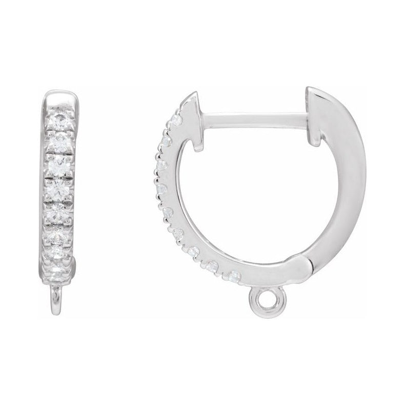 Accented Hoop Earring Top