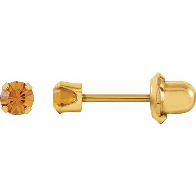 Inverness® Piercing Birthstone Stud Earrings