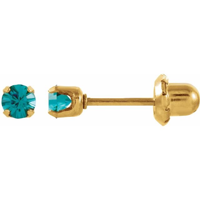 Inverness® Piercing Birthstone Stud Earrings