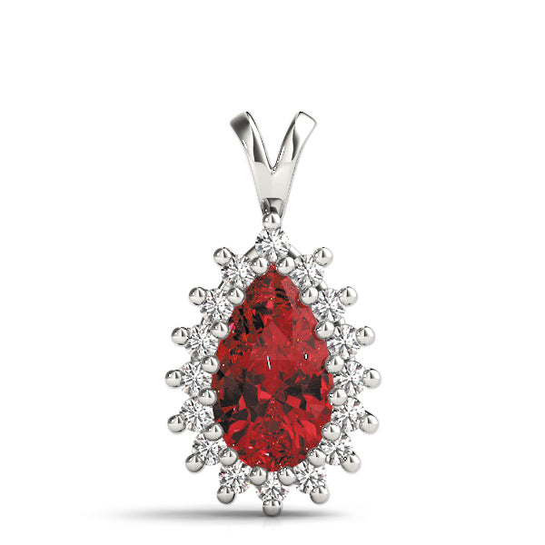 Diamond Multi-Stone Round Pendant