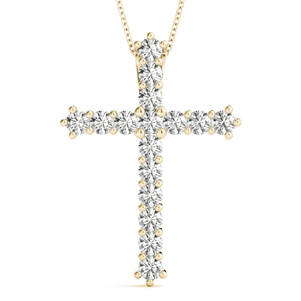 14K Yellow Gold 1 ct tw Fashion Diamond Pendant