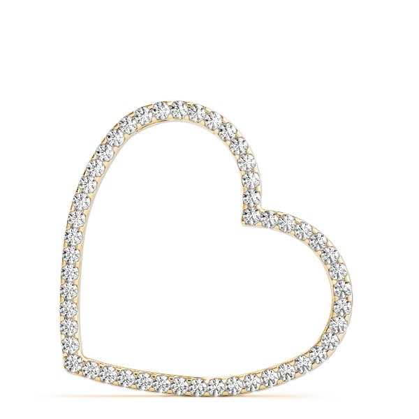 18K Yellow Gold 1 ct tw Fashion Diamond Pendant