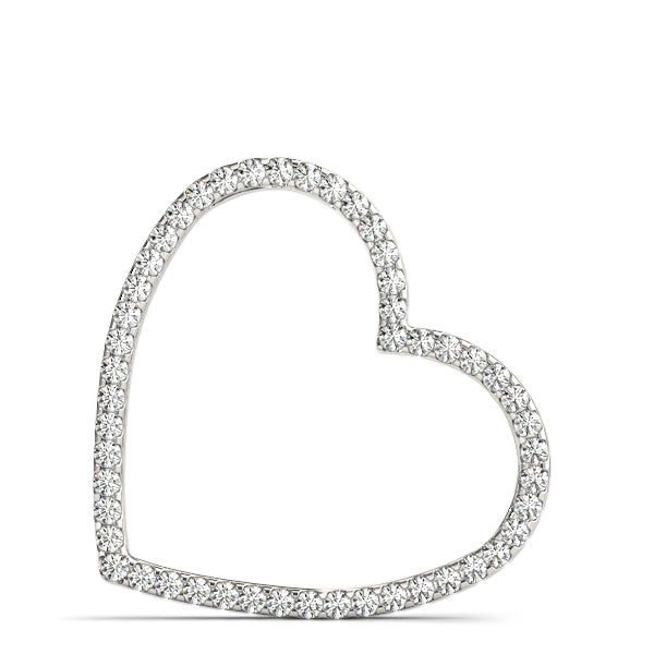18K White Gold Diamond Fashion Pendant