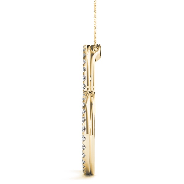 14K Yellow Gold 1 ct tw Fashion Diamond Pendant