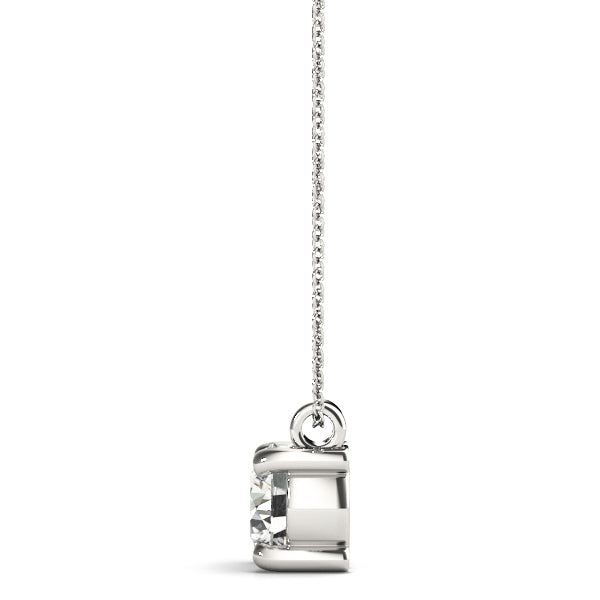 Platinum 1 ct Diamond Solitaire Pendant