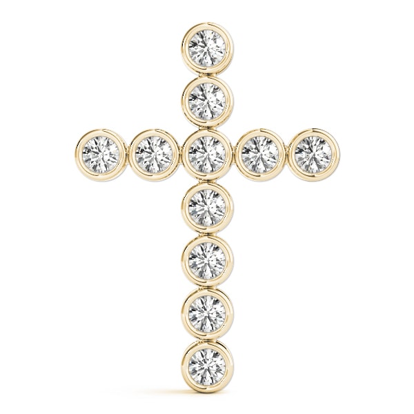 14K Yellow Gold 1 ct tw Fashion Diamond Pendant