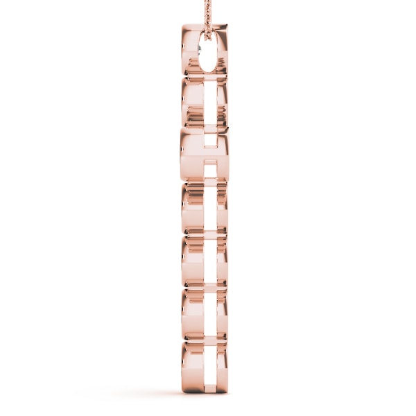 14K Rose Gold 1 ct tw Fashion Diamond Pendant