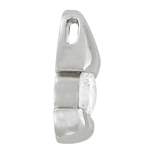 1/2 CT Platinum Round Diamond Solitaire Pendant