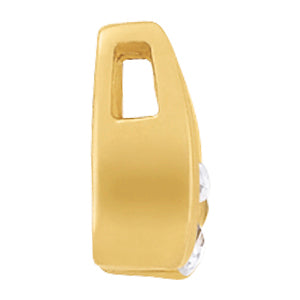 14K White Gold Round Diamond Solitaire Pendant