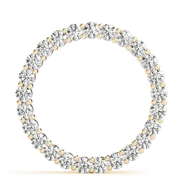 18K Yellow Gold 1 1/2 ct tw Fashion Diamond Pendant