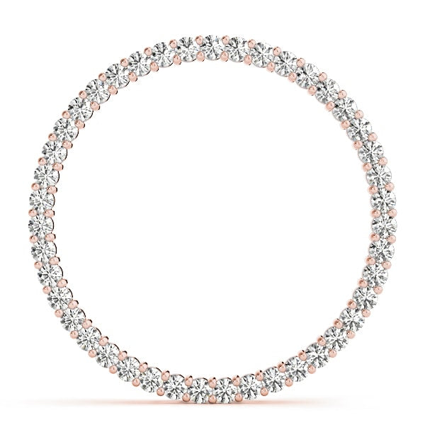 14K Rose Gold 1 ct tw Fashion Diamond Pendant