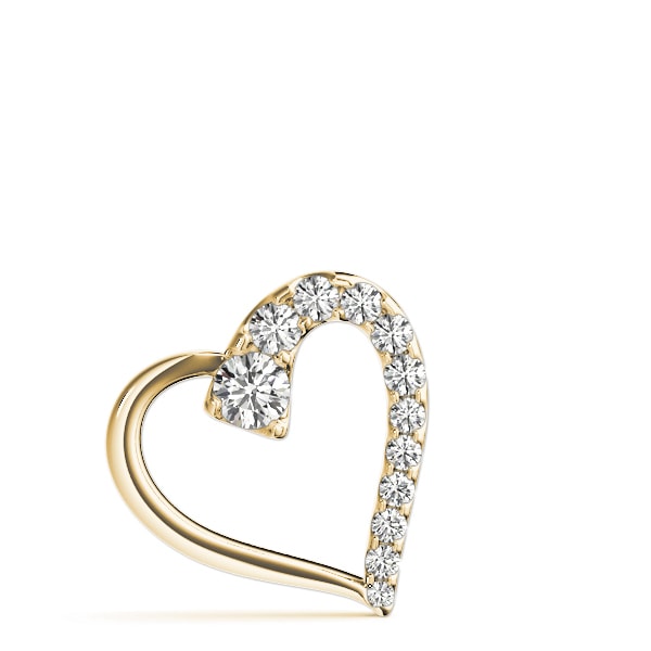 18K Yellow Gold 1 ct tw Fashion Diamond Pendant