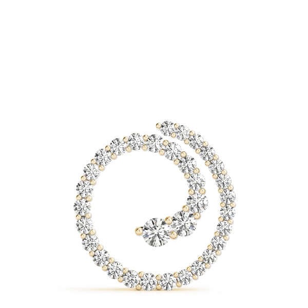 18K Yellow Gold 1 ct tw Fashion Diamond Pendant