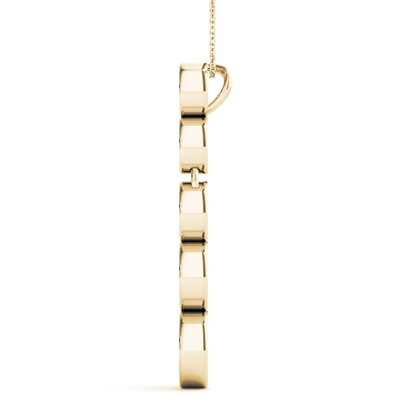 14K Yellow Gold 1 ct tw Fashion Diamond Pendant