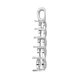 Platinum Diamond Journey Pendant 1 CT Total