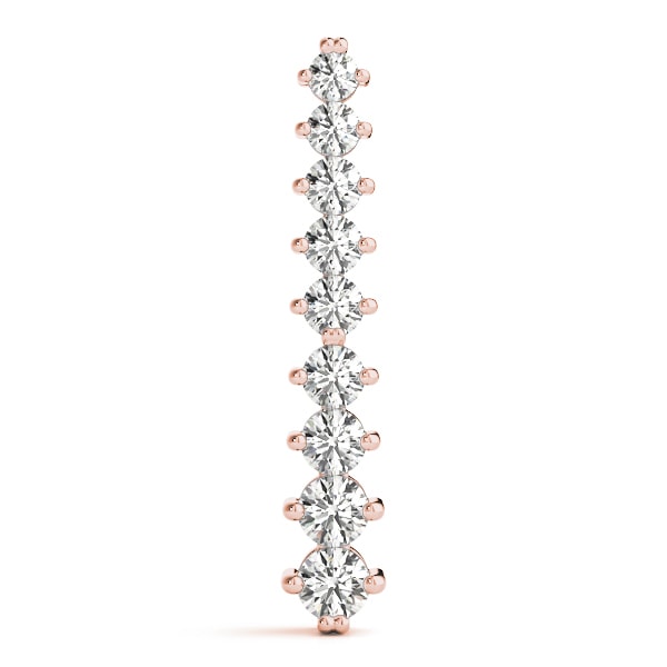 14K Rose Gold 1 ct tw Fashion Diamond Pendant