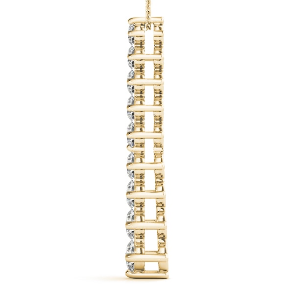 14K Yellow Gold 1 ct tw Fashion Diamond Pendant