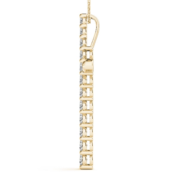 14K Yellow Gold 1 ct tw Fashion Diamond Pendant