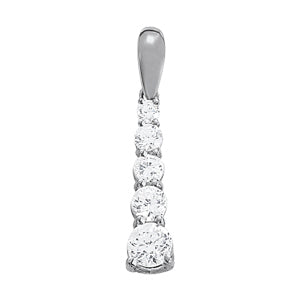0.8 CTW Diamond Journey Pendant