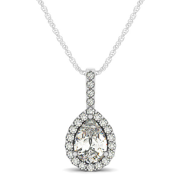 Diamond Halo Pendant