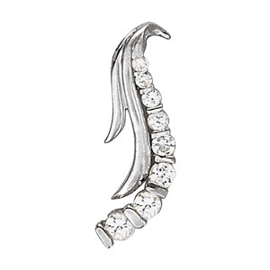 Round Diamond Journey Pendant