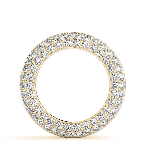 18K Yellow Gold 1 ct tw Fashion Diamond Pendant