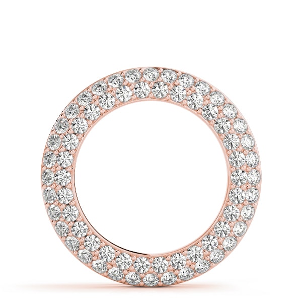 14K Rose Gold 1 ct tw Fashion Diamond Pendant
