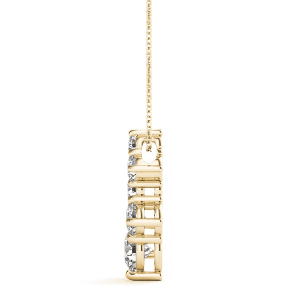 14K Yellow Gold 1 ct tw Fashion Diamond Pendant