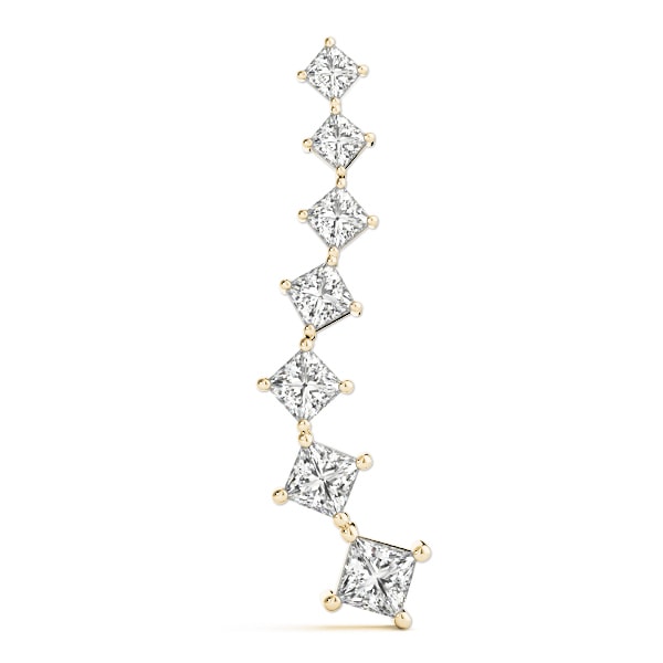 18K Yellow Gold 1 1/2 ct tw Fashion Diamond Pendant