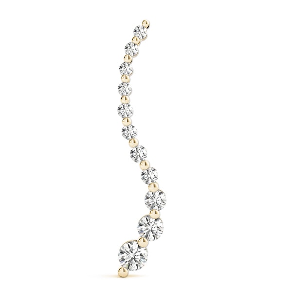 18K Yellow Gold 1 ct tw Fashion Diamond Pendant