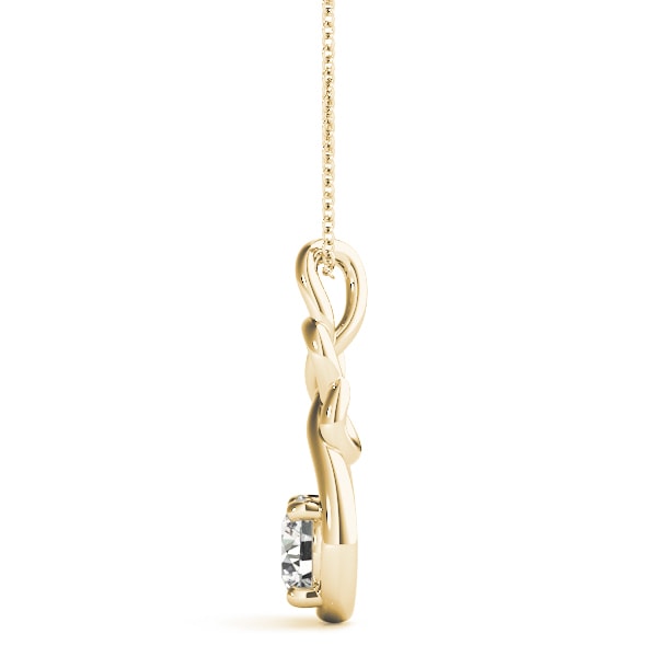 14K Yellow Gold 1 ct tw Fashion Diamond Pendant