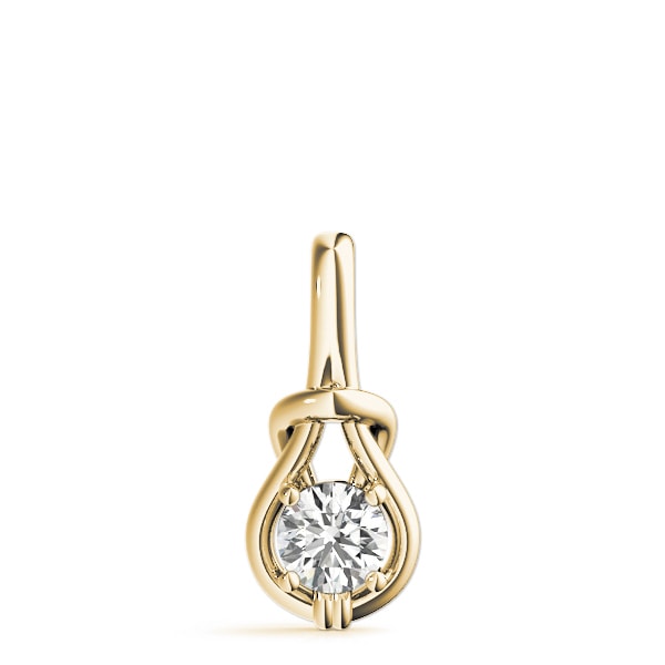 18K Yellow Gold 1 ct tw Fashion Diamond Pendant