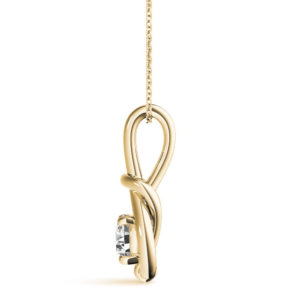 14K Yellow Gold 1 ct tw Fashion Diamond Pendant