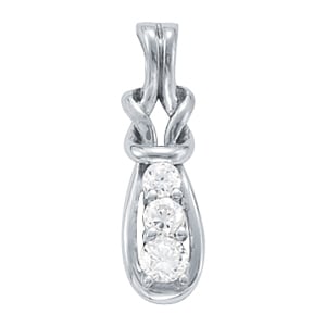 Platinum 1/2 ct tw Fashion Diamond Pendant