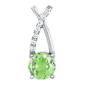 18K White Gold 1 ct tw Fashion Diamond Pendant