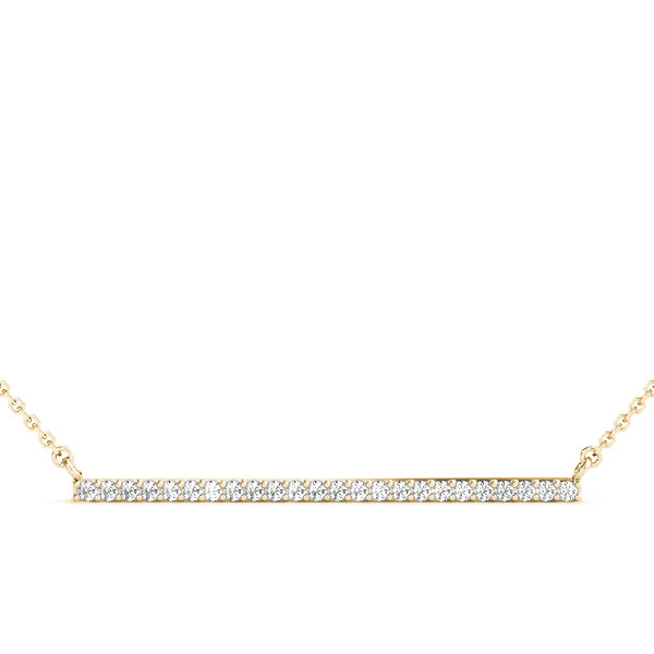 18K Yellow Gold Diamond Fashion Pendant