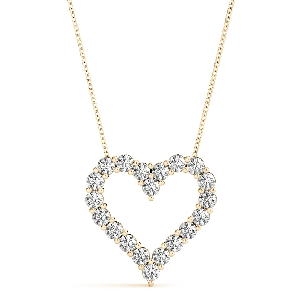 14K Yellow Gold 1/3 ct tw Fashion Diamond Pendant
