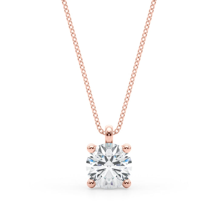 18K Rose Gold 1 ct tw New Style Diamond Engagement Ring