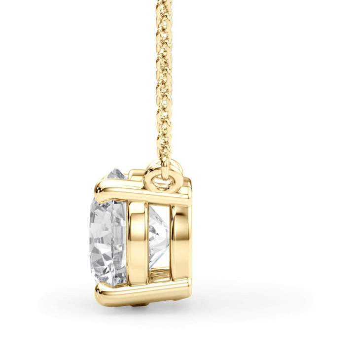 14K Yellow Gold 1 ct tw Solitaire Diamond Pendant