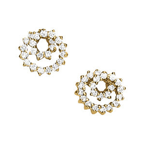 Platinum 1ctw Round Diamond Fashion Earrings