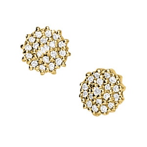 Platinum 2 ct tw Fashion Diamond Earring