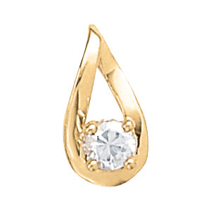 Platinum White 1/4 ct Diamond Stud Earrings