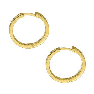 18K White Gold Diamond Fashion Hoop Earrings