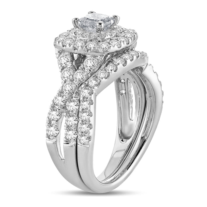 14K 1.51ct Diamond Bridal Ring