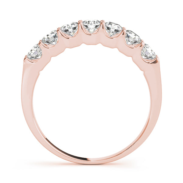 14K Rose Gold Diamond Wedding Ring