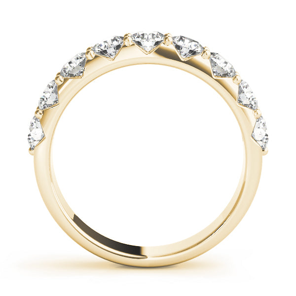 14K Yellow Gold 0.18 CT Diamond Wedding Band